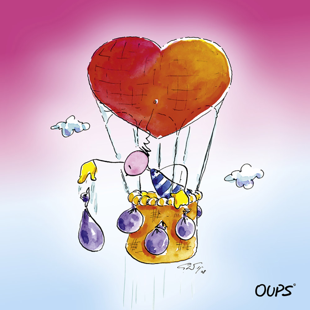 Unser Herzballon – Ballast abwerfen